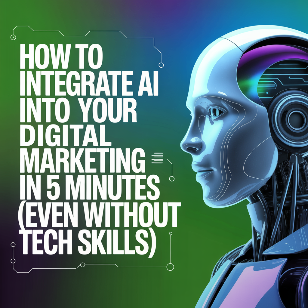 HOW TO INTEGRATE AI INTO YOUR DIGITAL MARKETING IN 5 MINUTES (EVEN ...